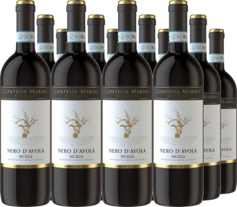 12er Vorteilspaket Nero d’Avola Sicilia DOC Contessa Marina