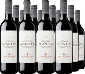 12er Vorteilspaket Acantus Roble Cabernet Sauvignon Tempranillo