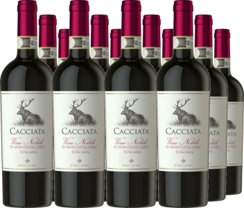 12er Vorteilspaket Vino Nobile di Montepulciano DOCG Cacciata