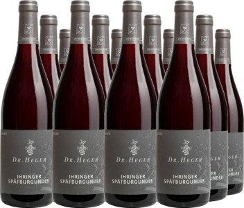 12er Vorteilspaket Ihringer Spätburgunder - VDP.Ortswein Baden QbA trocken Weingut Dr.Heger