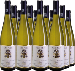 12er Vorteilspaket Chardonnay & Weissburgunder - VDP. Gutsw Pfalz QbA trocken