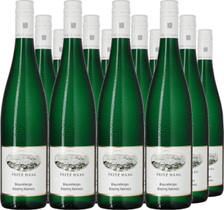 12er Vorteilspaket Brauneberger Juffer Riesling Mosel Kabinett mild  - Dusemonder Hof