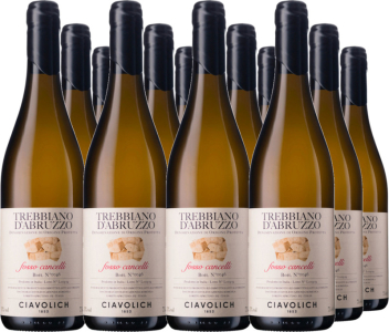 12er Vorteilspaket Trebbiano d´Abruzzo DOP Fosso Cancelli