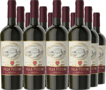 12er Vorteilspaket Toscana Rosso IGT Villa Puccini