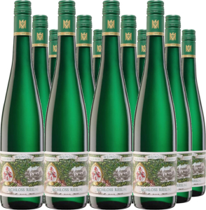 12er Vorteilspaket Schloss Riesling - VDP. Gutswein Ruwer QbA trocken Maximin Grünhaus - Familie Schubert