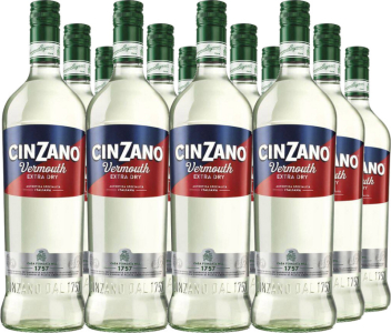 12er Vorteilspaket Cinzano Vermouth Extra Dry