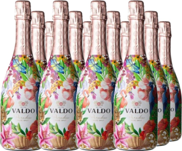12er Vorteilspaket Valdo Floral Paradise Rosé Spumante Brut