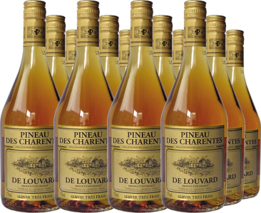 Unicognac 12er Vorteilspaket Pineau des Charentes de Louvard blanc