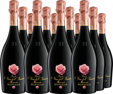 12er Vorteilspaket Moscato Spumante Dolce Il Vino dell'Amore Petalo