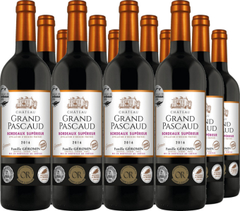 Château Grand Pascaud 12er Vorteilspaket Château Grand Pascaud  Bordeaux supérieur AOP
