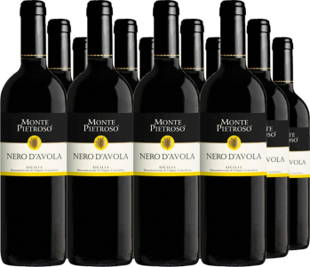 12er Vorteilspaket Monte Pietroso Nero d'Avola Sicilia DOC
