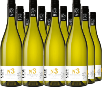 12er Vorteilspaket Uby No. 3 Colombard Sauvignon Côtes de Gascogne IGP