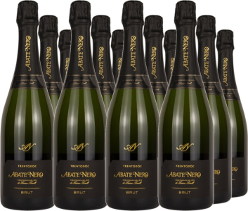 Abate Nero 12er Vorteilspaket Brut Trento DOC