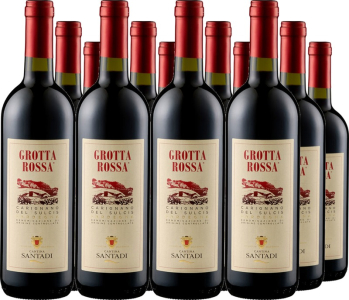 Santadi 12er Vorteilspaket Carignano del Sulcis Grotta Rossa DOC
