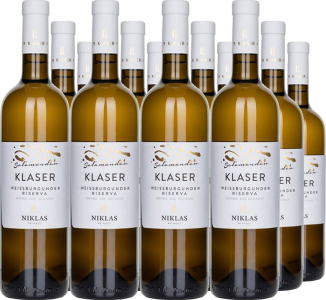 12er Vorteilspaket Weissburgunder Riserva DOC Klaser Salamander