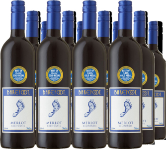 12er Vorteilspaket Barefoot Merlot