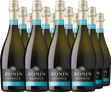 12er Vorteilspaket Zonin Prosecco Spumante DOC Brut