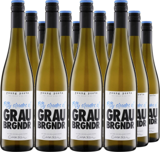 12er Vorteilspaket Fifty Shades of Grauburgunder