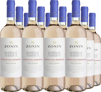 12er Vorteilspaket Zonin Classici Primitivo Puglia Rosato IGT