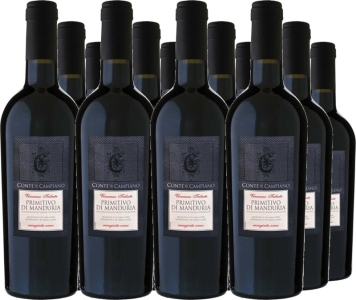 Conte di Campiano 12er Vorteilspaket Sessantuno/Sexaginta Unus Primitivo di Manduria