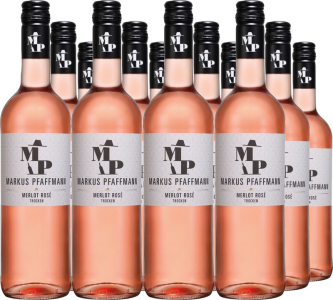 12er Vorteilspaket MP Merlot Rosé trocken QbA