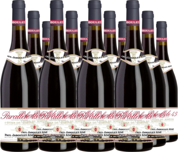 12er Vorteilspaket Jaboulet Parallele 45 Cotes du Rhone Rouge