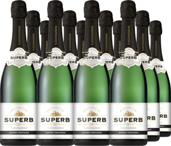 12er Vorteilspaket Superb Sekt extra trocken