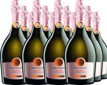 12er Vorteilspaket Casa Canevel Cuvée Rosa Extra Dry