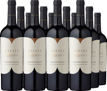 12er Vorteilspaket A6mani LIFILI Primitivo Salento IGP