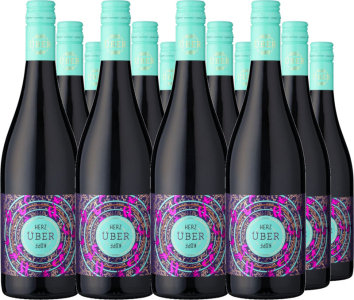 12er Vorteilspaket 'Herz über Kopf' Rotwein Cuvée