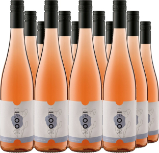 12er Vorteilspaket NOOVI Rosé - alkoholfreier Wein