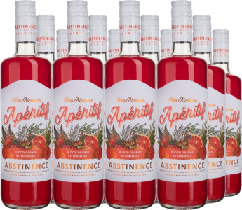 12er Vorteilspaket Abstinence Blood Orange Aperitif - alkoholfrei