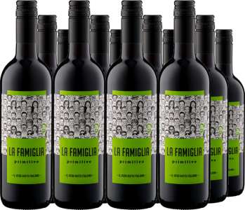 12er Vorteilspaket Primitivo Puglia IGT 'La Famiglia'