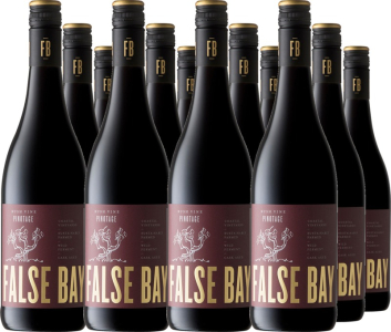 12er Vorteilspaket False Bay Bush Vine Pinotage
