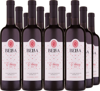 12er Vorteilspaket Bella Classy Rosso 0,00% - alkoholfrei
