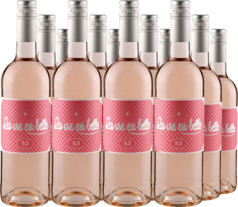 12er Vorteilspaket La vie est belle Rosé VdF