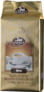 Espresso Oro Bar Sud 1kg Ganze Bohne Saquella 