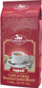 Espresso Napoli 1kg Ganze Bohne Saquella 