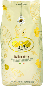 Espresso Italian Style 1kg Ganze Bohne Oro Caffe 