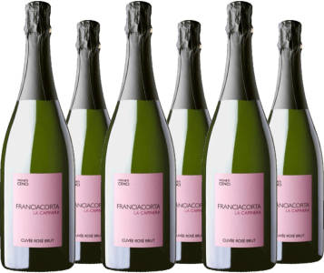Vigneti Cenci 6er Vorteilspaket Franciacorta Brut DOCG La Capinera Rosé