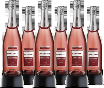 Marsuret 6er Vorteilspaket Spumante Brut Maria Rosé