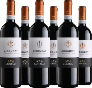 Castelbuono 6er Vorteilspaket Ziggurat Montefalco Rosso DOC