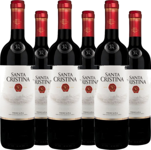 6er Vorteilspaket Santa Cristina Rosso Toscana IGT