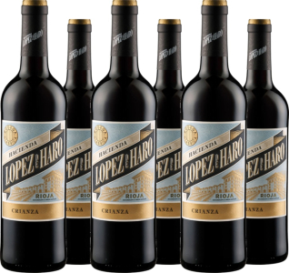 Bodega Classica 6er Vorteilspaket Hacienda López de Haro Crianza DOCa