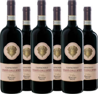6er Vorteilspaket Villa Poggio Salvi 'Caspagnolo' Chianti Colli Senesi DOCG