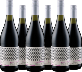Cantina Puianello 6er Vorteilspaket Lambrusco Grasparossa DOC