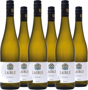 Andreas Laible 6er Vorteilspaket Durbacher Plauelrain Weißer Burgunder Kabinett trocken