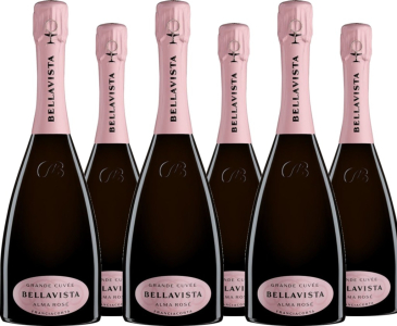 6er Vorteilspaket Bellavista Grande Cuvée Alma Rosé DOCG Franciacorta