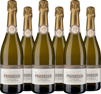 6er Vorteilspaket Prosecco Spumante extra  Brut Treviso DOC Bertoldi
