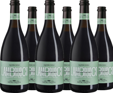 Medici Ermete 6er Vorteilspaket Lambrusco Reggiano DOC I Quercioli